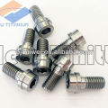 Titanium screws and bolts for racing industry